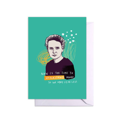 Marie Curie Greeting Card