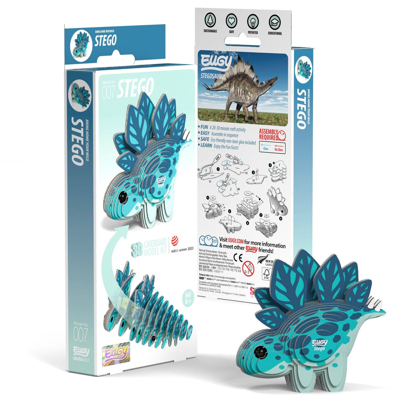 Stegosaurus EUGY - 3D Puzzle