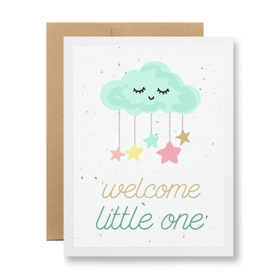Welcome Little One - Plantable Greeting Card