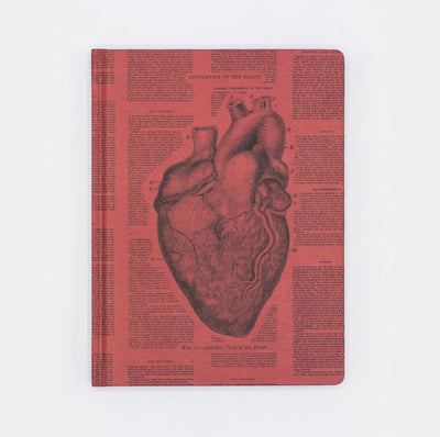 Anatomical Heart Hardcover Notebook