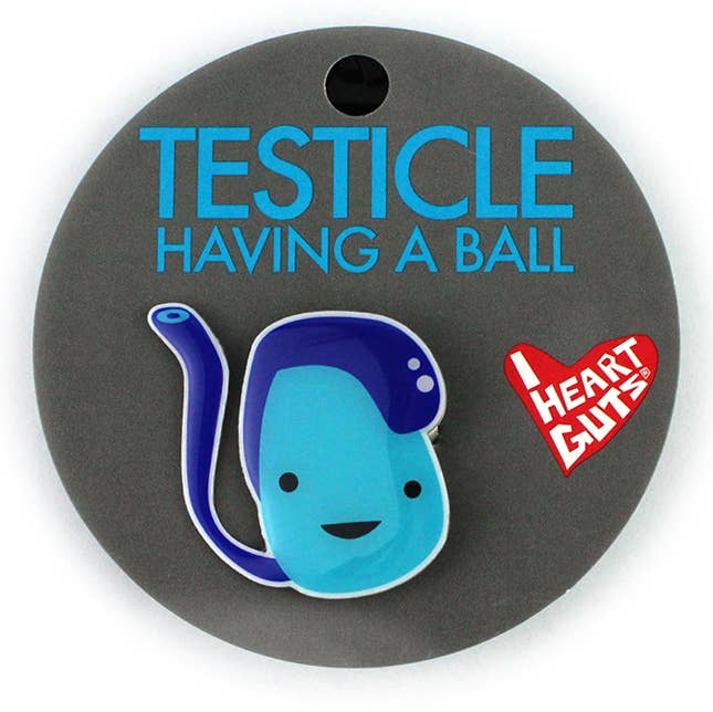 Testicle Lapel Pin