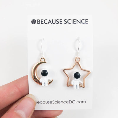 Astronaut Dangle Earrings