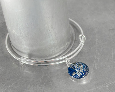 Circuit Board Expandable Bracelet - Bangle Bracelet