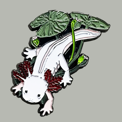 Axolotl Enamel Pin