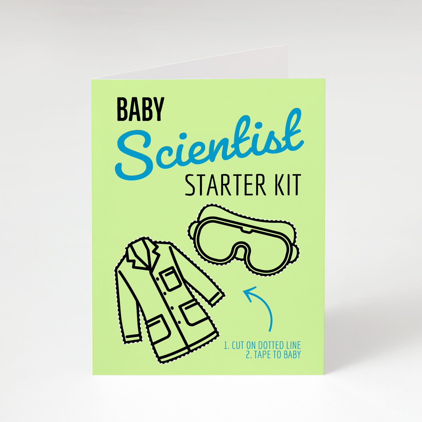 Baby Scientist - Funny Card