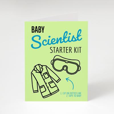 Baby Scientist - Greeting Card