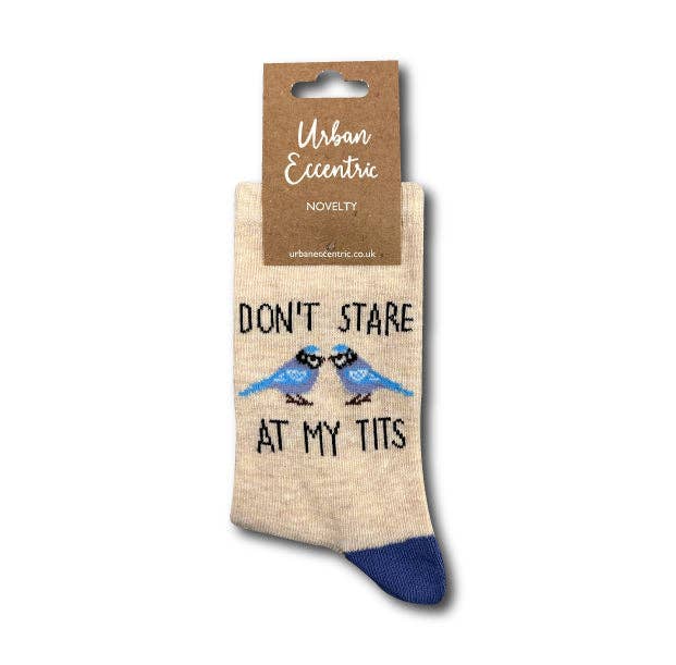 Women’s Don't Stare At My Tits Socks