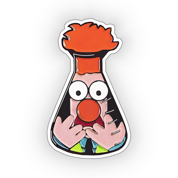 Beaker in a Flask - Vinyl Sticker
