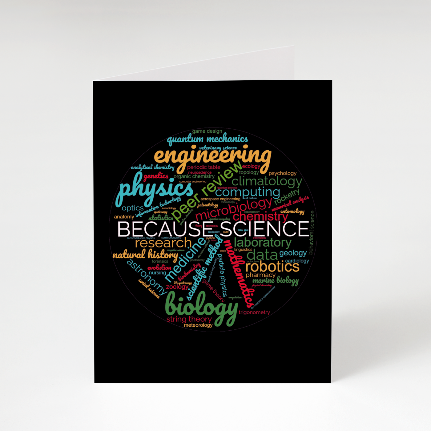 Because Science - Greeting Card