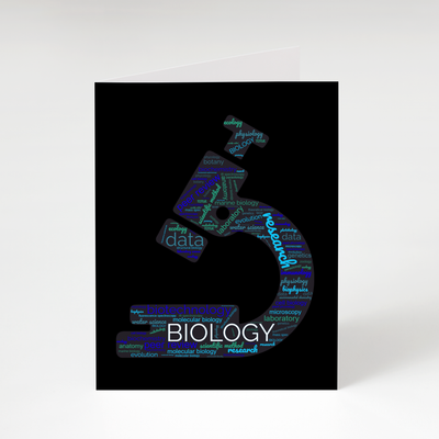 Biology - Greeting Card