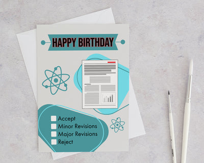 Peer Reviewed Birthday Greeting Card