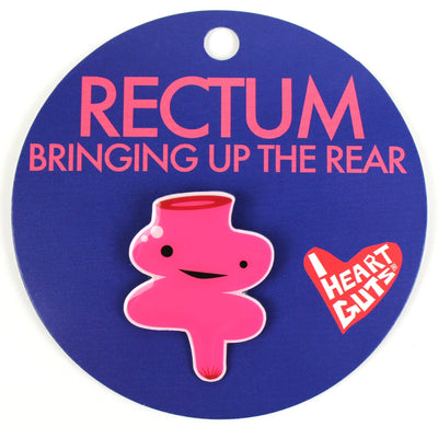 Rectum Lapel Pin