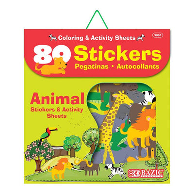 Animal Stickers and Activity Sheets