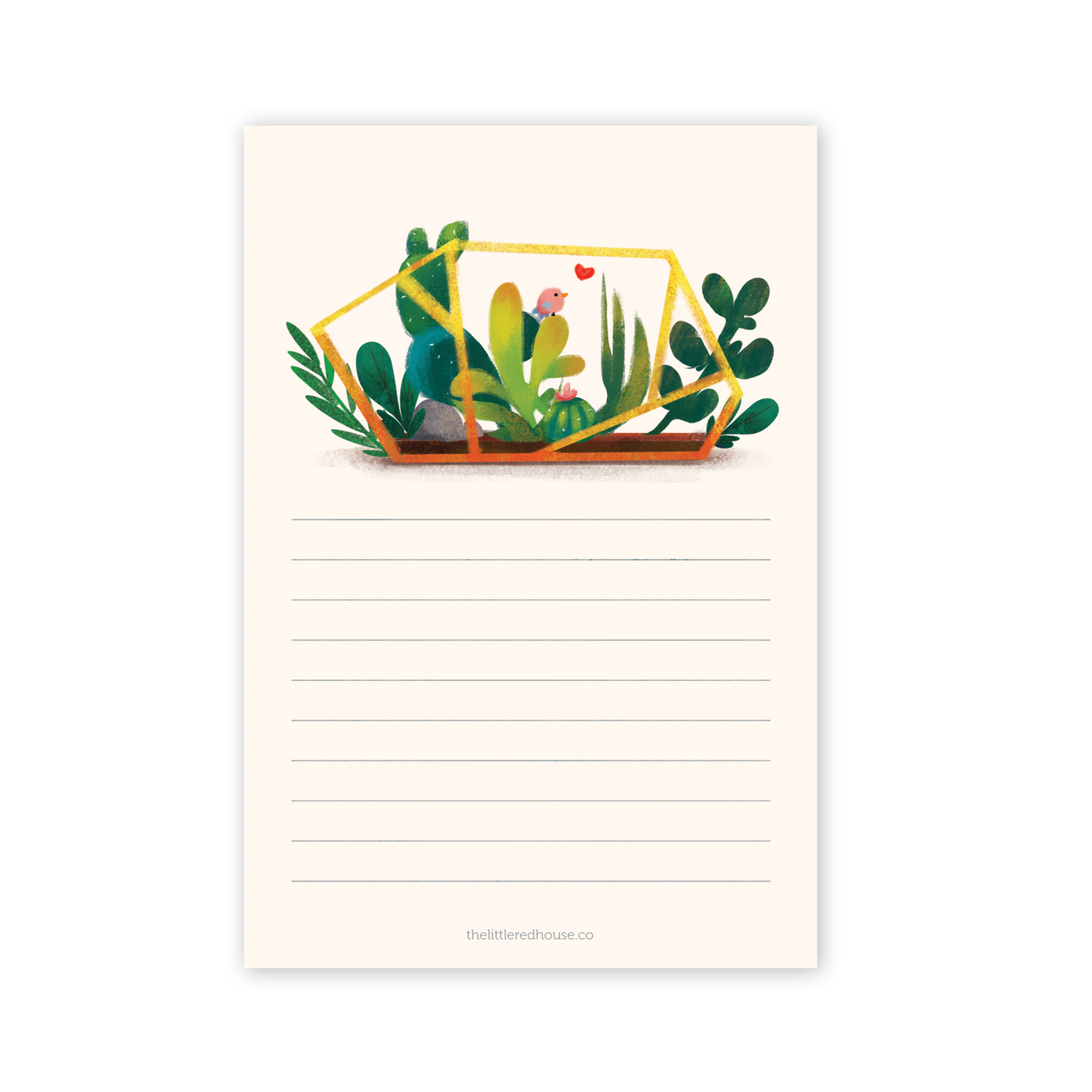Terrarium Lined Notepad