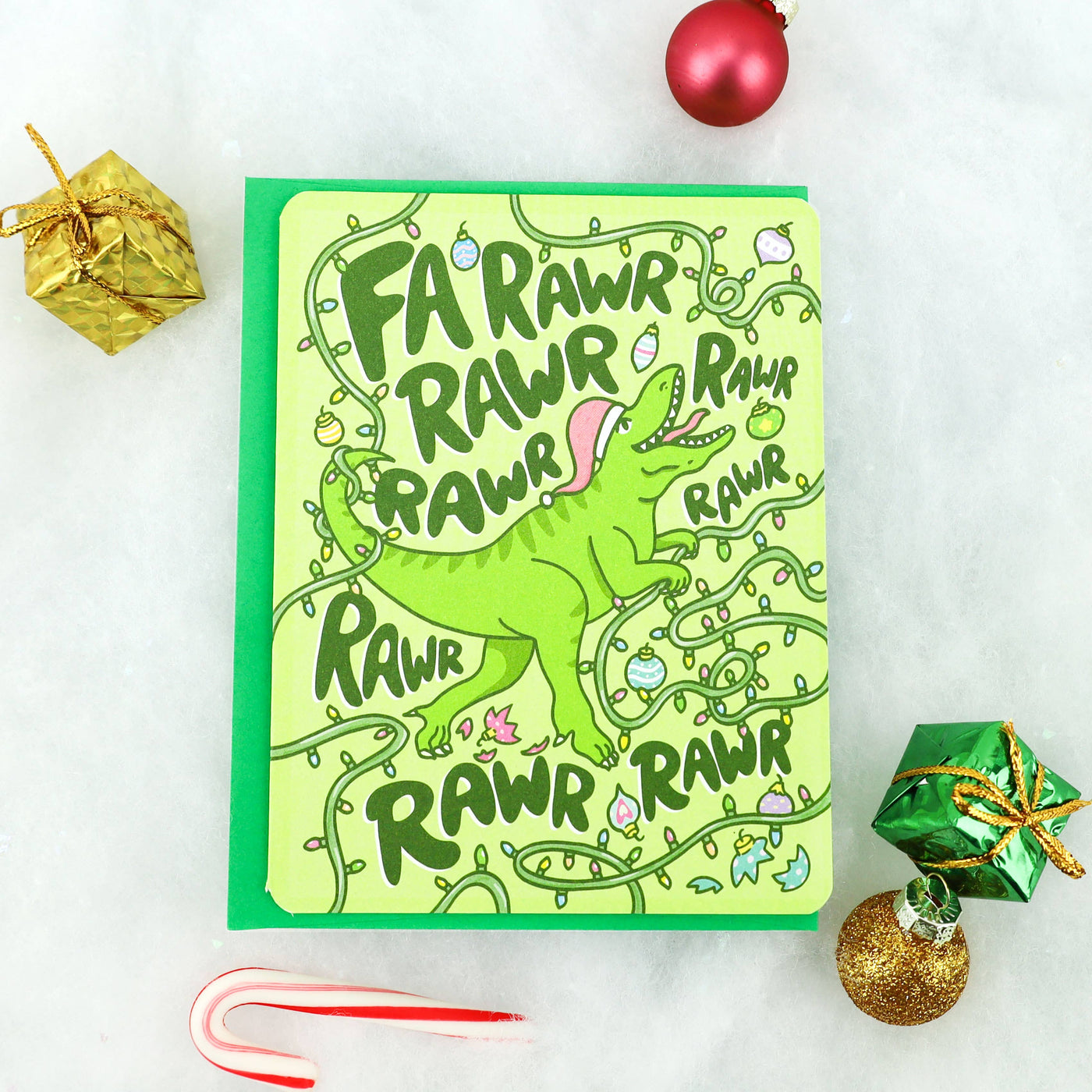 Fa Rawr Rawr Holiday Card