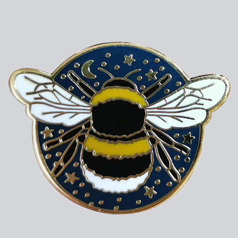 Celestial Bee Enamel Pin
