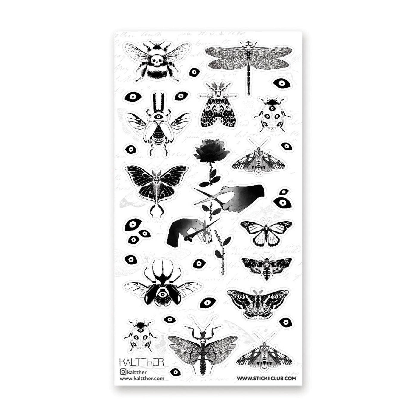 Vintage Insects - Sticker Sheet