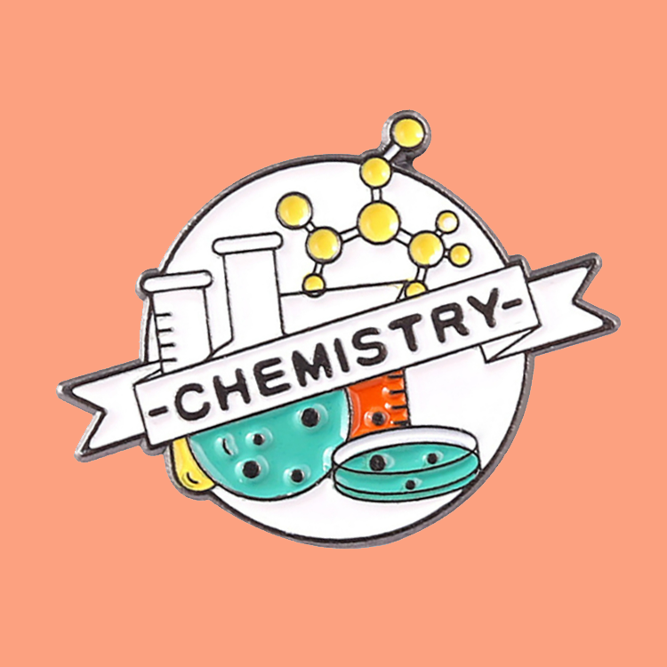 Chemistry Banner Enamel Pin