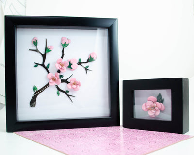 Cherry Blossom Electronic Component Wall Art