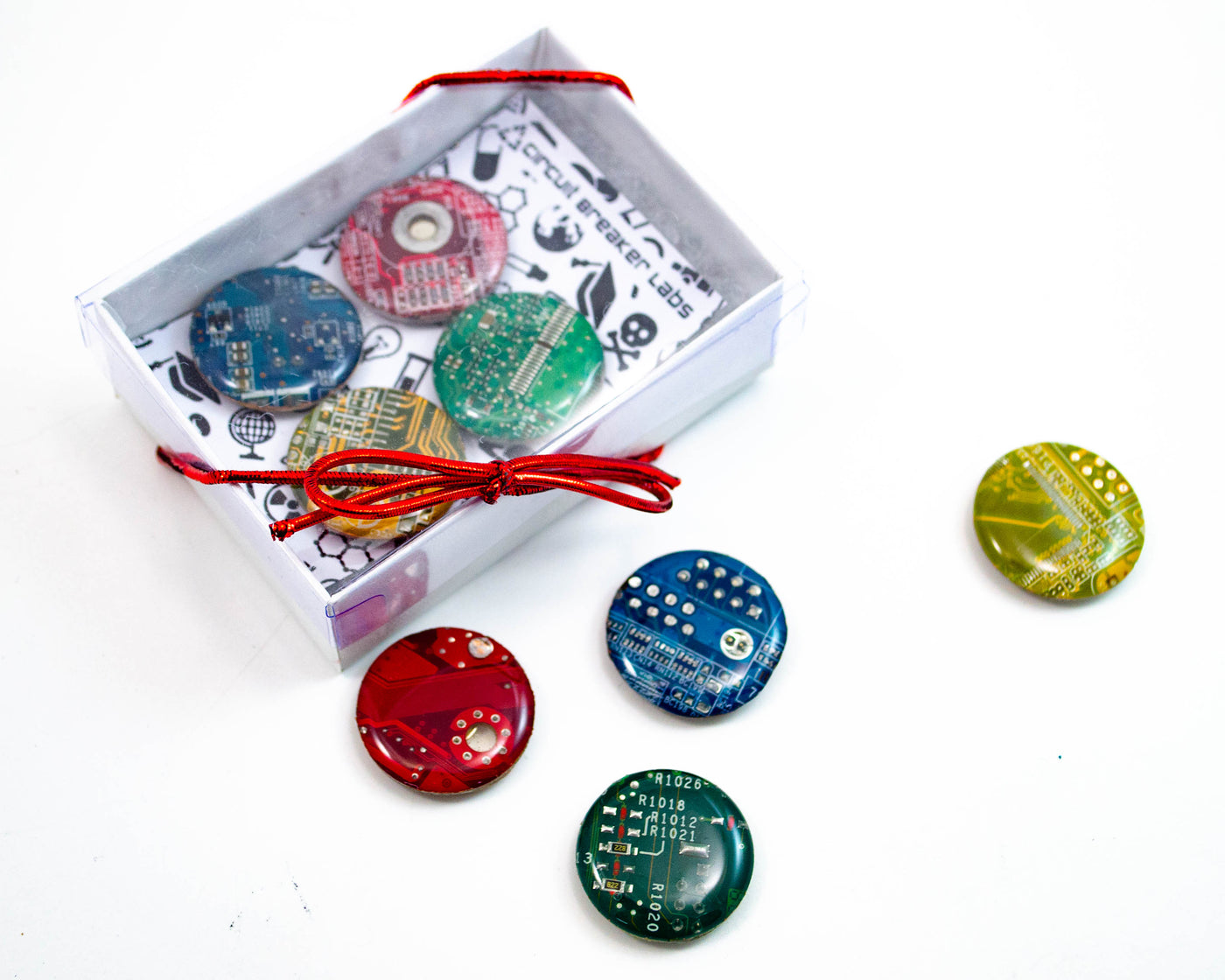 Circuit Board Magnet Set - Computer Science Gift