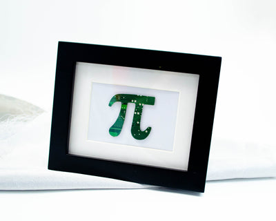 Mini Pi Framed Art - Mathematics Desk Art