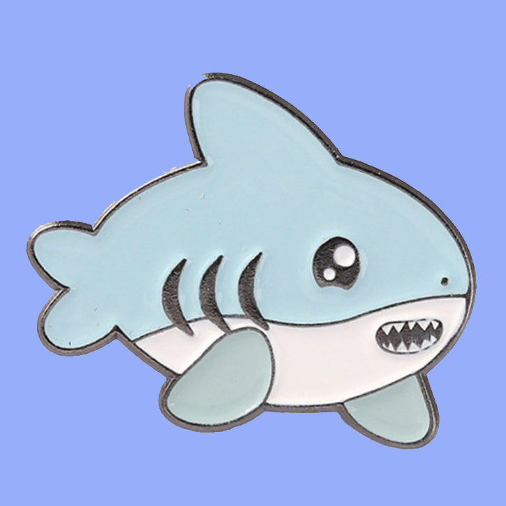 Cute Shark Enamel Pin