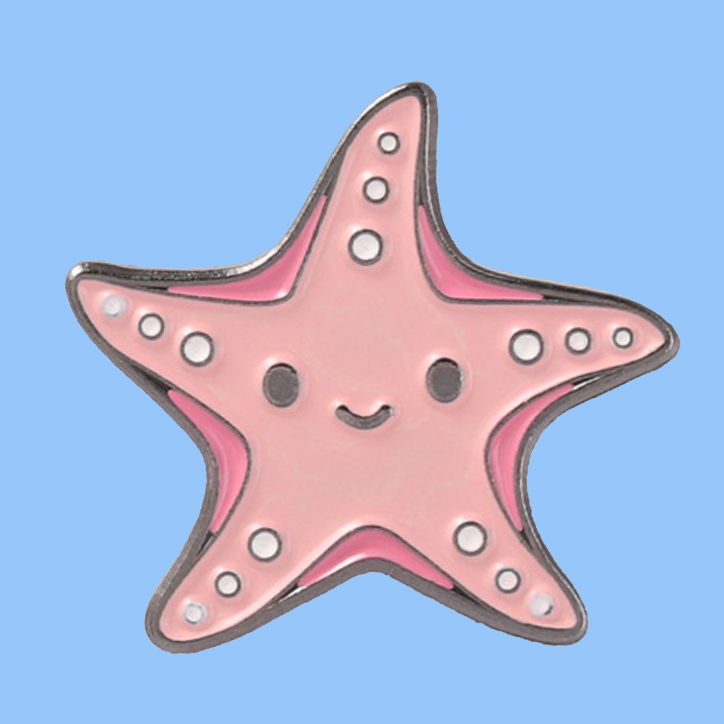 Cute Starfish Enamel Pin