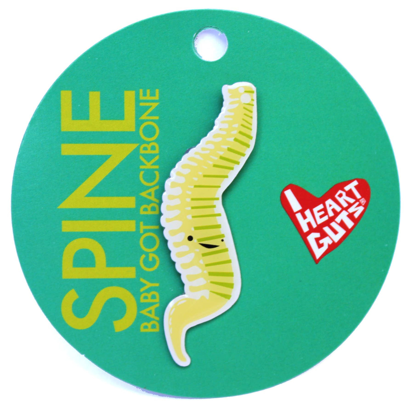 Spine Lapel Pin