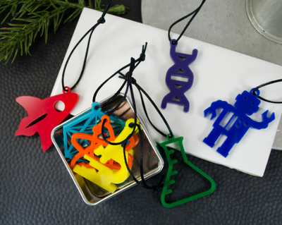 Science - Set of 7 Ornaments