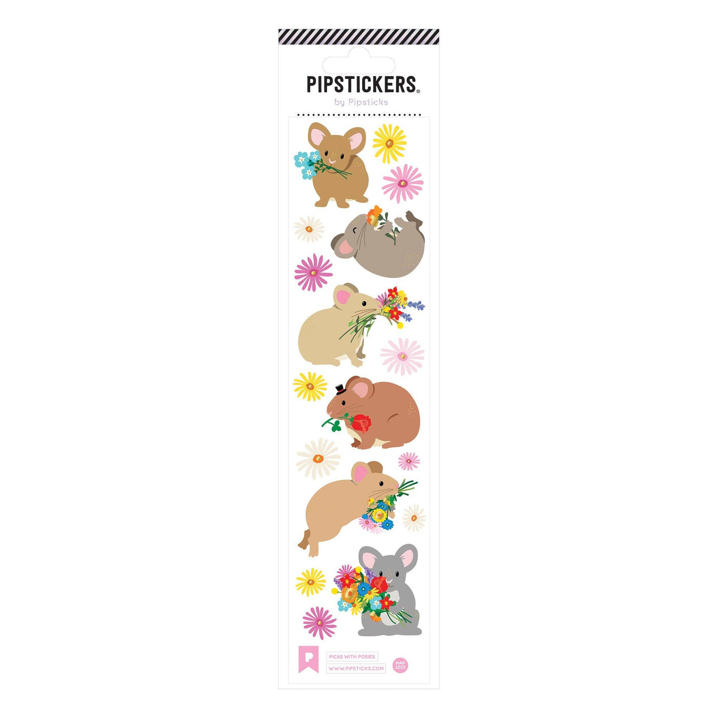 Picas With Posies - Sticker Sheet