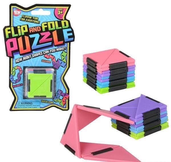 Flip and Fold Puzzle Game