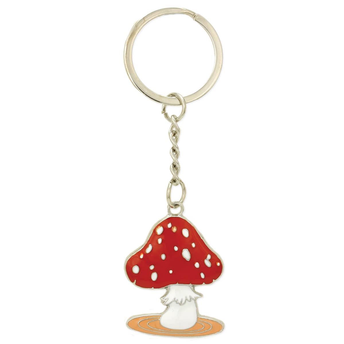 Totally Toadstool Mushroom Keychain