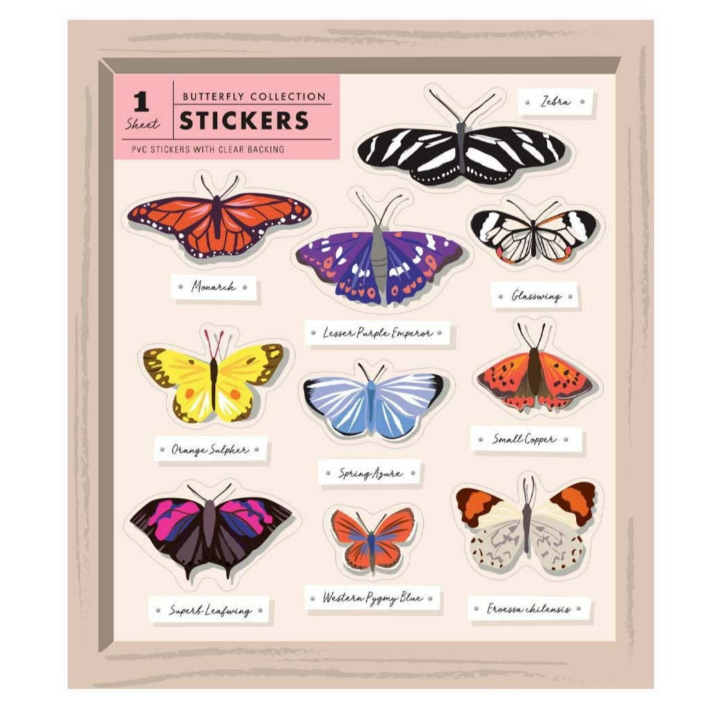 Butterfly Curio Collection - Sticker Sheet