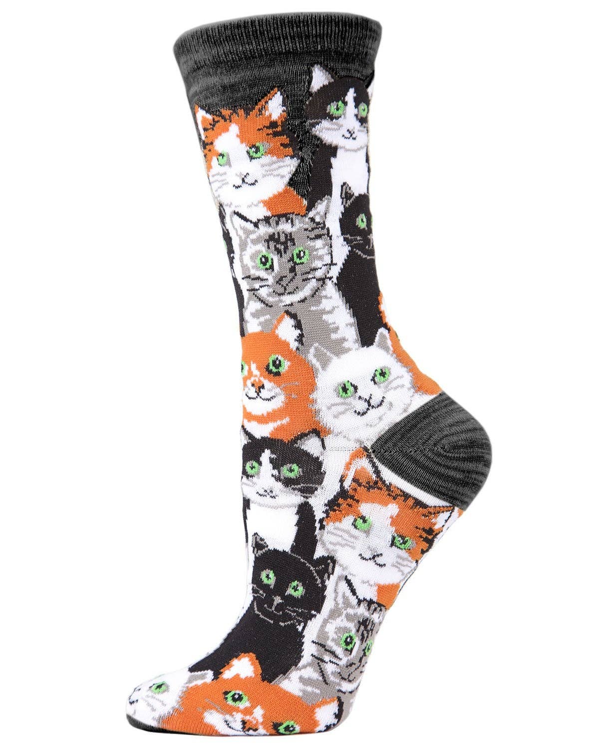 Multi Cat Bamboo Blend Socks