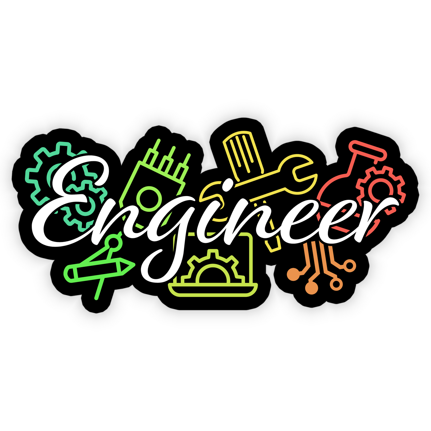 Engineer - Vinyl Sticker