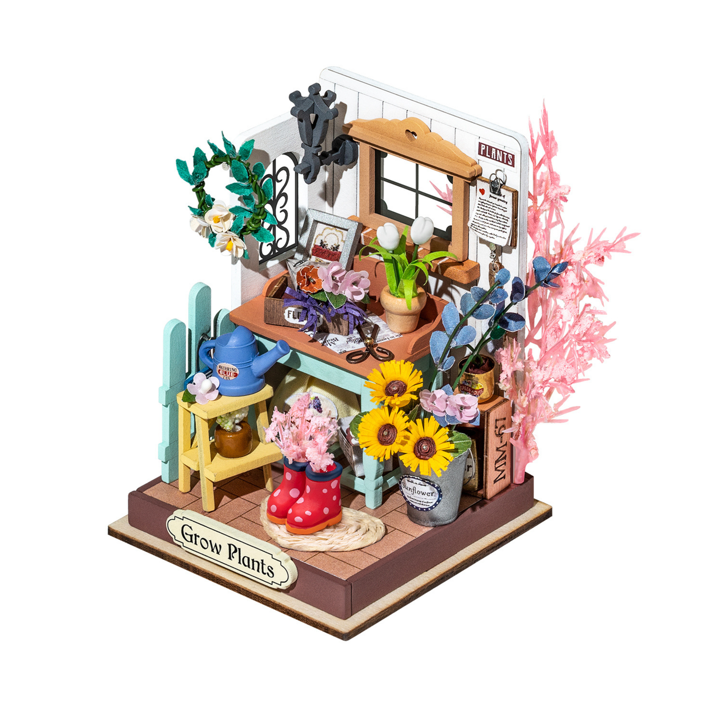 Dreaming Terrace Garden: 3D Miniature House Kit