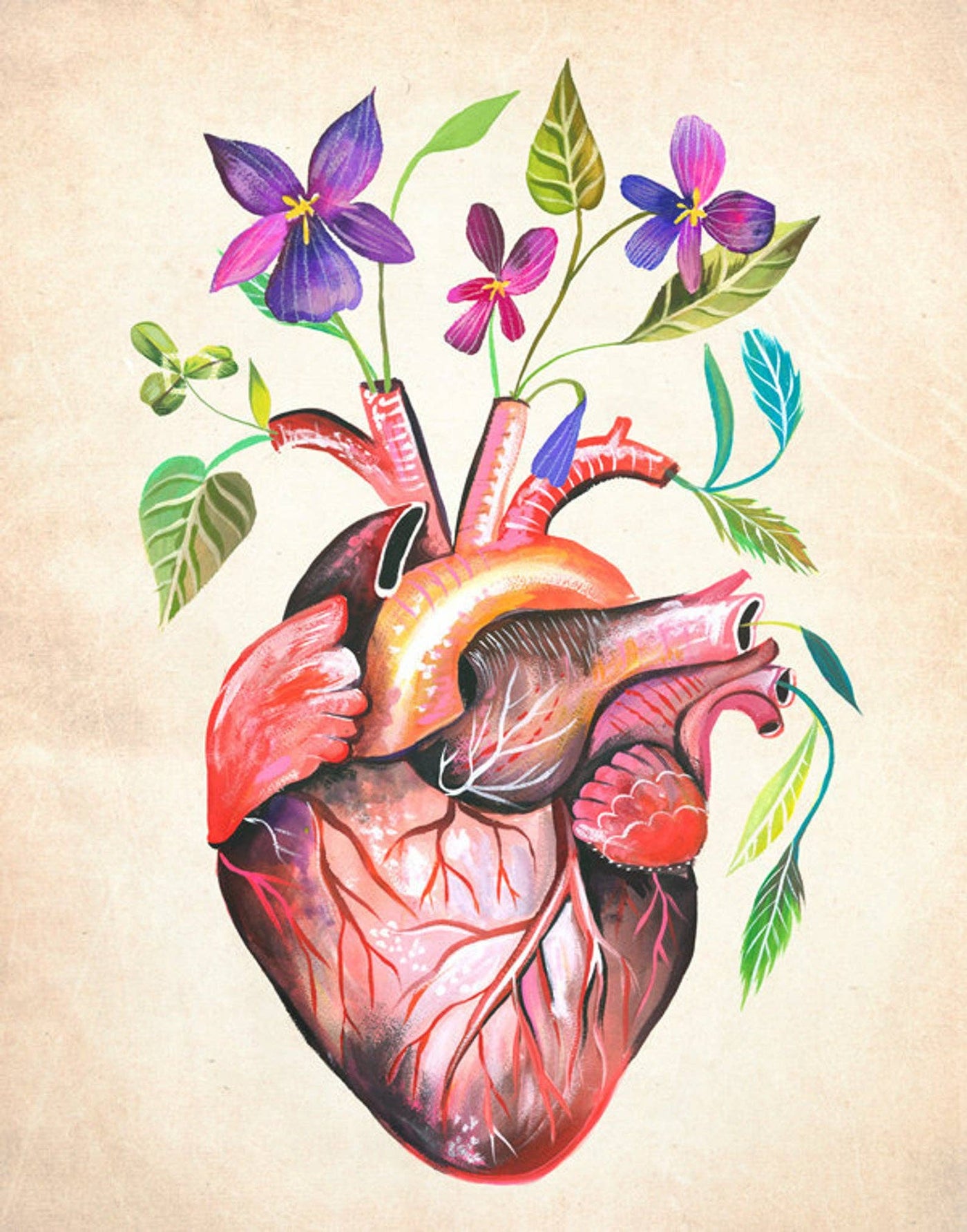 Garden Heart 8 x 10 Print
