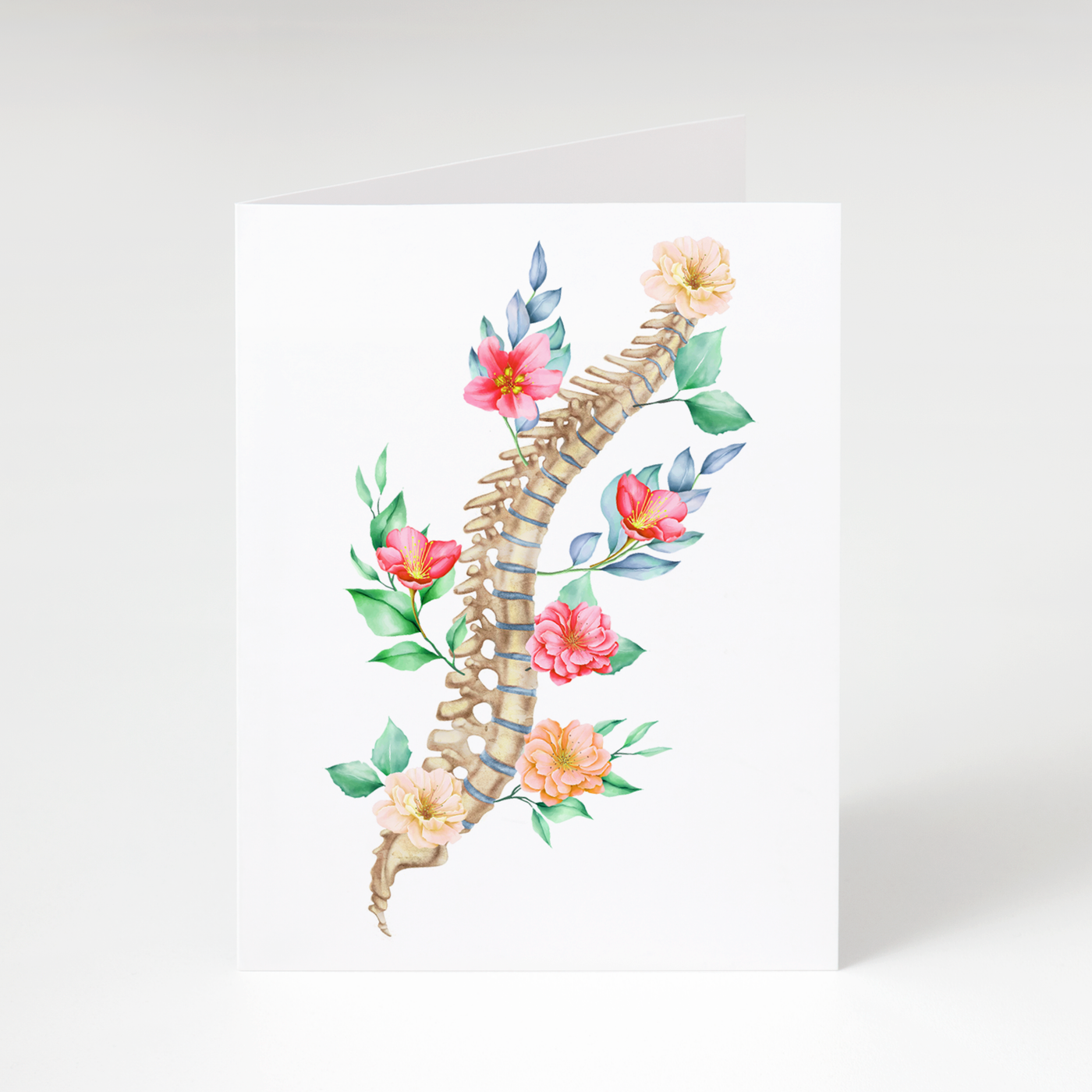 Floral Backbone - Anatomy Card