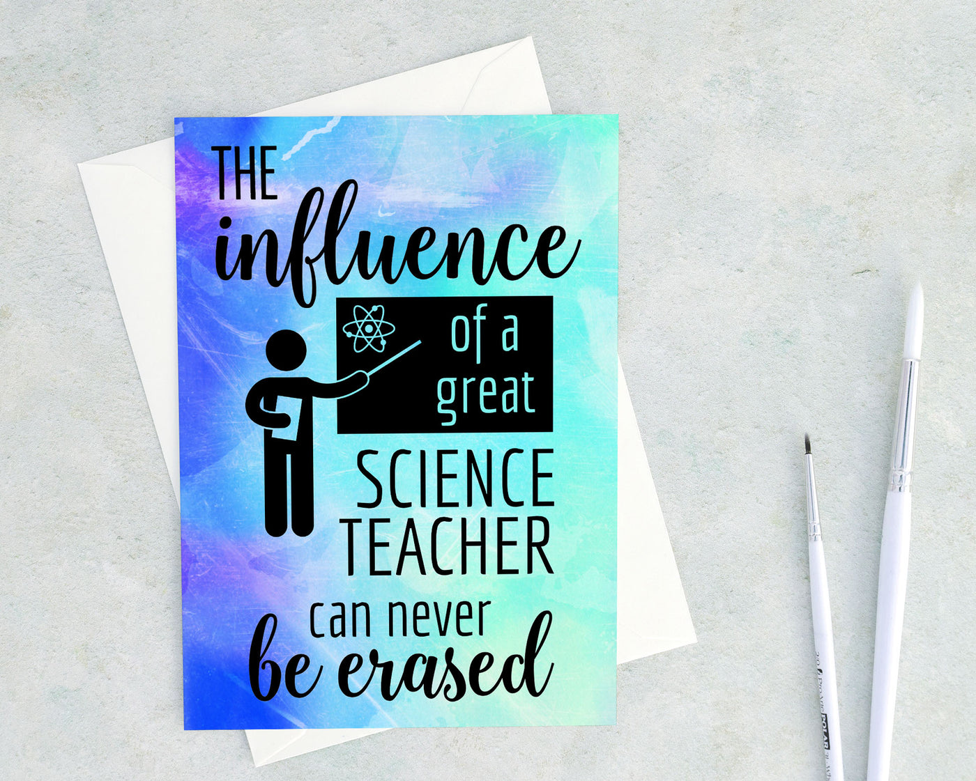 the influence of a great science teacher can never be erased 