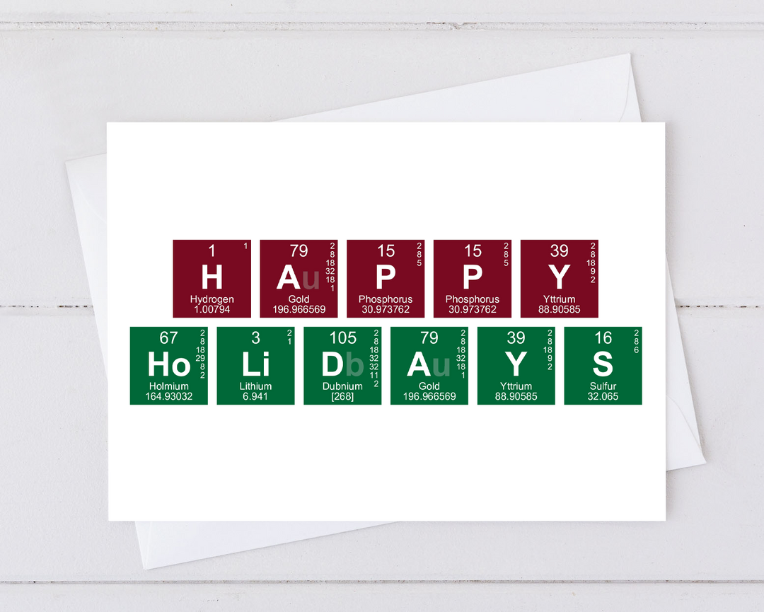 1 X Blank Greeting Card Chemistry Science Art Teacher Uni #14791 - View #10
