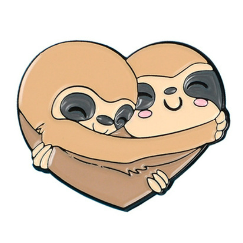 Sloth Love Enamel Pin