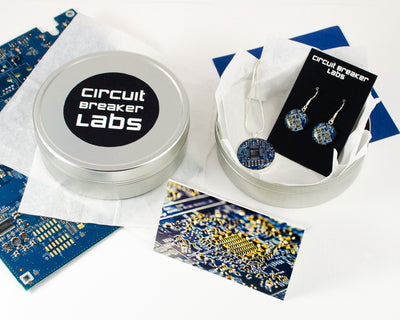 Circuit Board Graduation Gift Set with Necklace
