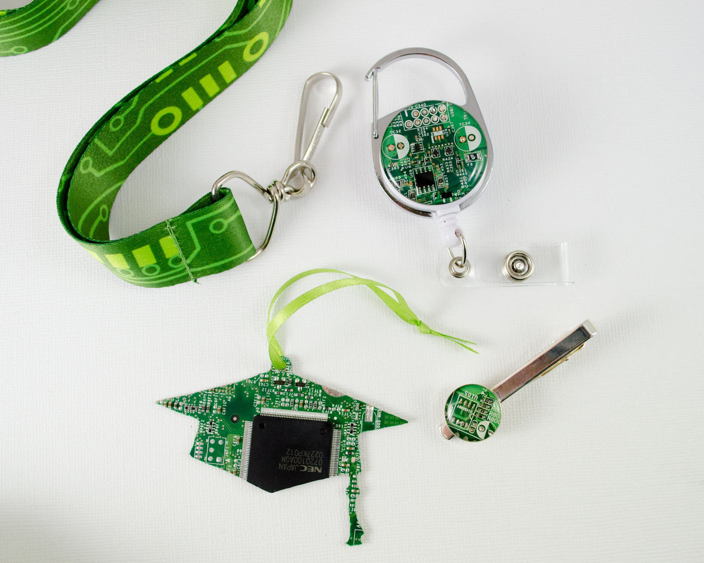 Circuit Board Graduation Gift Set with Tie Bar