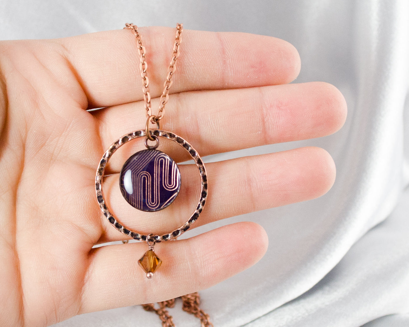 Copper Orb Necklace