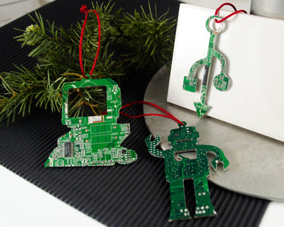 Computer Themed Ornament Set