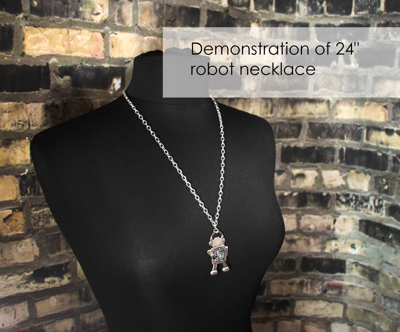 Circuit Board Robot Necklace, Geeky Necklace, Robotics Jewelry, Wearable Technology, Engineer Gift, Computer Jewelry, Geeky Gift For Her