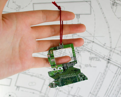 Circuit Board Computer Ornament