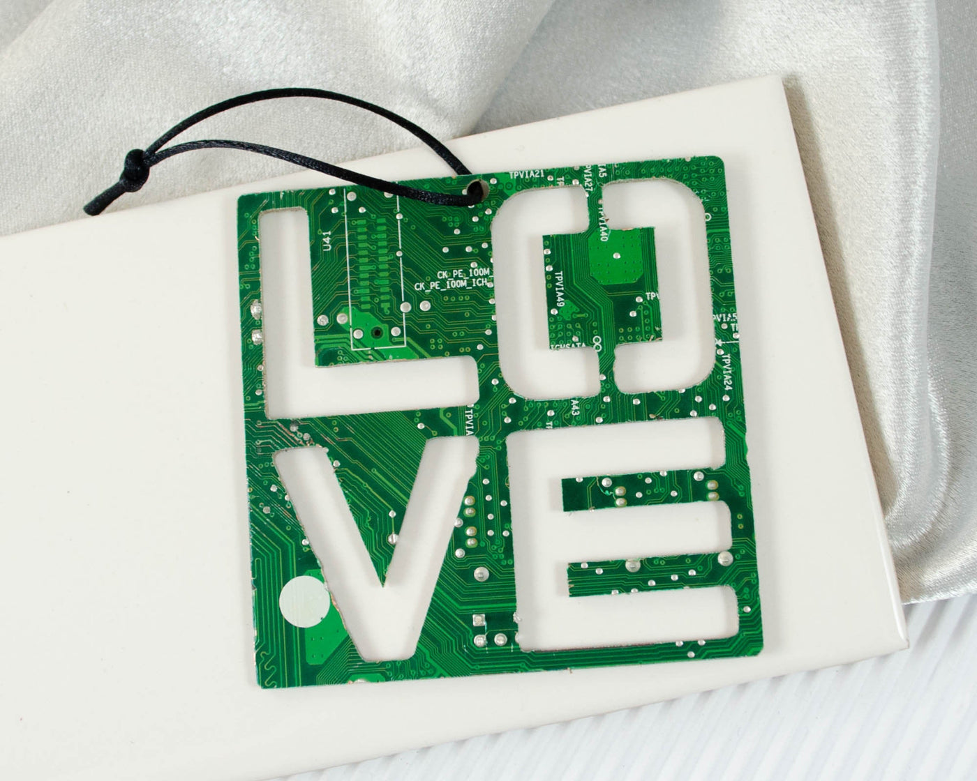 Love Circuit Board Ornament