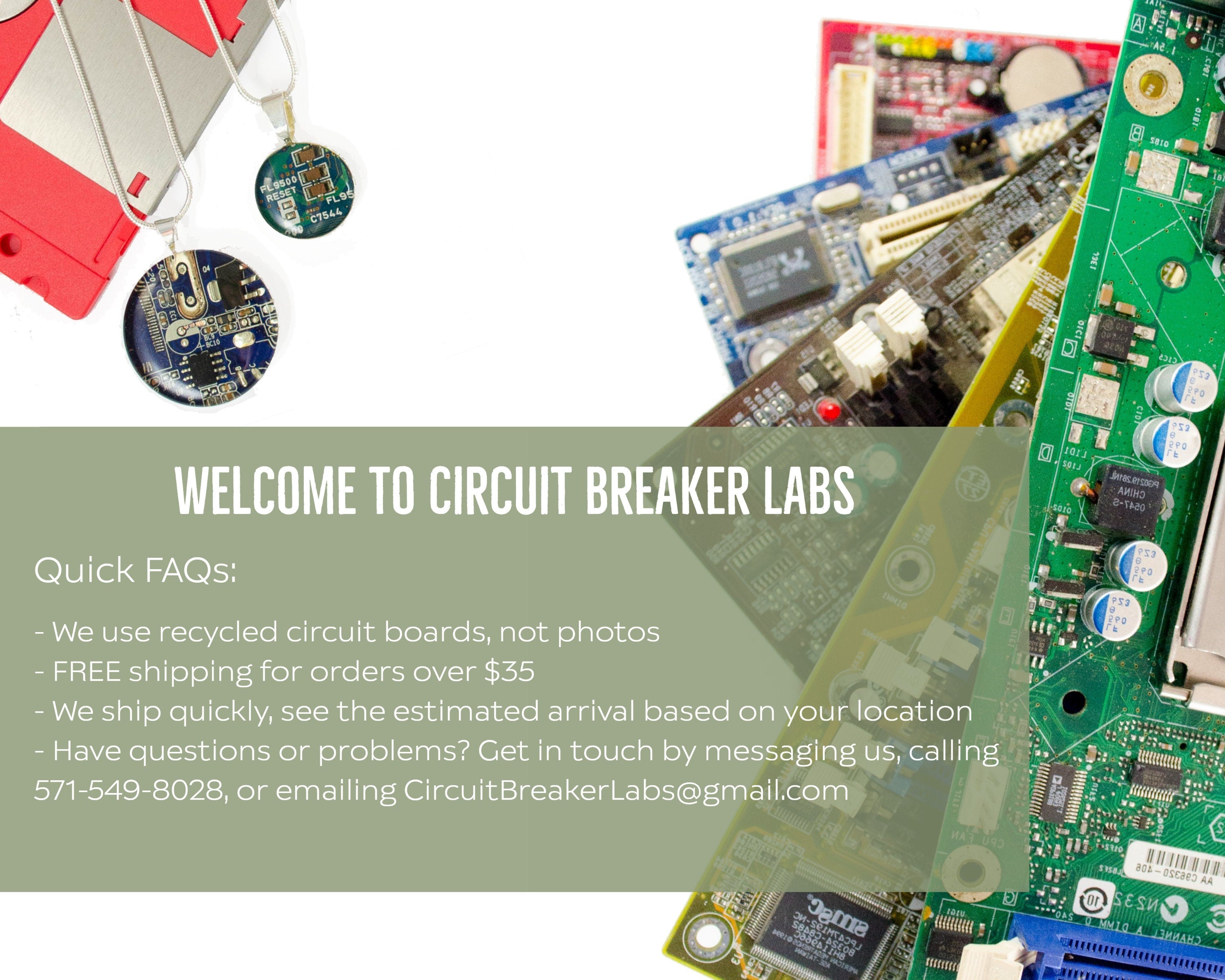Circuit Board Badge Reel – Because Science