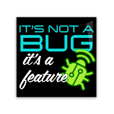 Image of 2x3 colorful magnet with a programmer theme